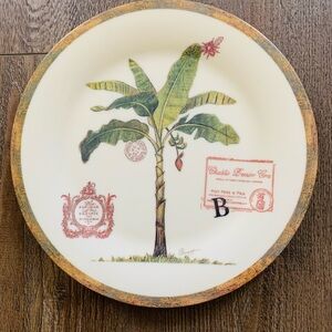 Evergreen melamine plates